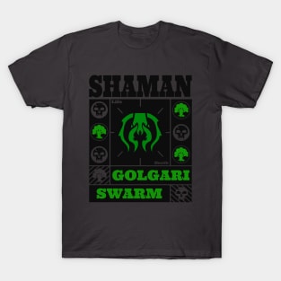 Golgari Swarm | SHAMAN | MTG Ravnica Guild Green & Black Design T-Shirt